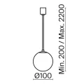 Подвесной светильник Technical P039PL-5W3K-10-B