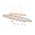 Подвесная люстра Newport 8120/120 oval chrome