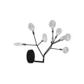 Бра Crystal Lux EVITA AP9 BLACK/TRANSPARENT