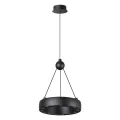 359396 OVER NT24 000 черный Светильник подвесной светодиодный, длина провода 2м IP20 LED 12W вниз/5W