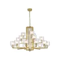 Подвесная люстра Newport 4412+6+3/C mat.gold