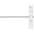 Магнитный трековый светильник Arte Lamp OPTIMA A7266PL-1WH