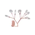 Бра Crystal Lux EVITA AP9 COPPER/TRANSPARENT
