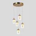 Каскадная люстра Eurosvet 201056 LED латунь