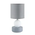 LUMION 8181/1T MODERNI LN25 000 серый, керамика/текстиль Настольная лампа E14 1*40W 220V LALANA