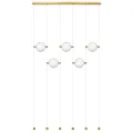 815501 Люстра DAFNE LED 5x8.5W ЛАТУНЬ 3000K