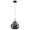 ODEON LIGHT 5097/4LC PENDANT ODL25 421 черный/дымчатый/металл/стекло Подвес LED 4W 4000K 388Лм VASO