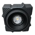 ST753.438.07 Св-к встр. светодиодный в натяжной ПВХ потолок Черный LED 17W 3000K 560Lm Ra80 60° IP2