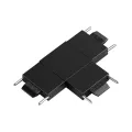 NOVOTECH 135269 SHINO NT24 093 черный Соединитель с токопроводом "T" для низковольтного шинопровода 