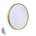 СОНЕКС 7783/DL TAN SN 000 Светильник пластик/белый/золото LED 48Вт 3000-6000К D398 IP43 пульт ДУ GAB