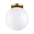 4248/1C HIGHTECH ODL21 101 золотист/металл/белый/акрил Потолочный светильник IP44 E27 LED 9W BOSCO
