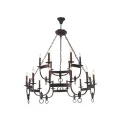 Подвесная люстра Crystal Lux Suerte Brown SP12+6