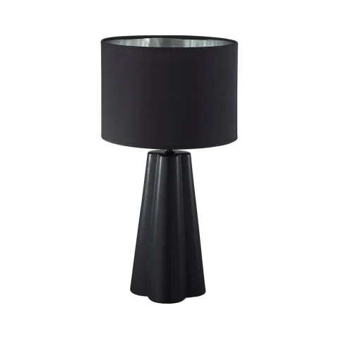 LUMION 8124/1T COMFI LN25 376 черный, керамика/текстиль Настольная лампа E27 1*60W 220V HINAMI