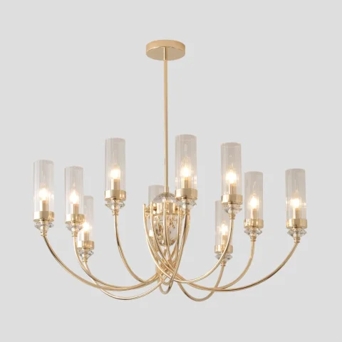 Люстра Crystal Lux SECRET SP10 GOLD