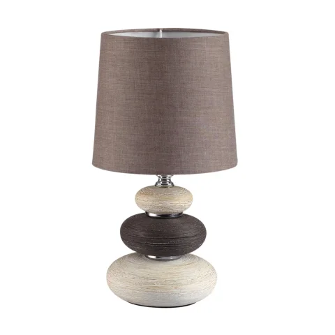 LUMION 8126/1T COMFI LN25 000 коричневый/бежевый/белый, керамика/текстиль Настольная лампа Е14 1*40W