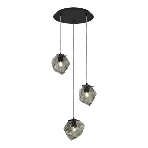 SL1175.403.03 Светильник подвесной ST-Luce Черный/Серо-зеленый E14 340W