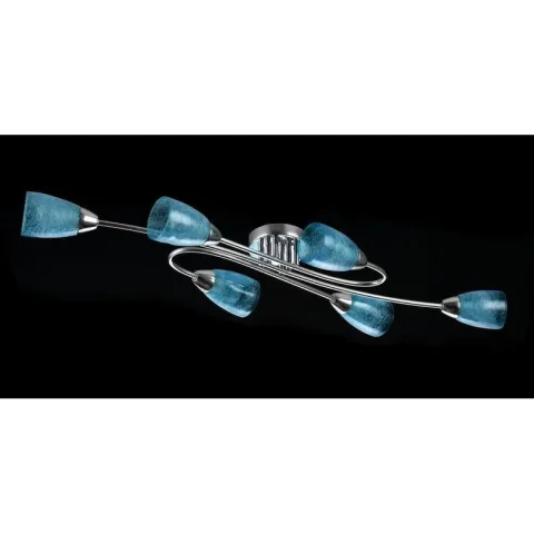 Потолочная люстра Freya Flash FR5104-CL-06-BL