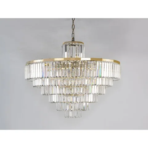 Каскадная люстра Newport 31124/S gold