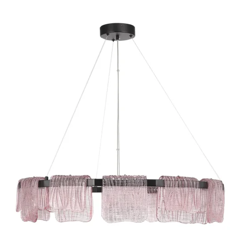 SL6021.403.66 Светильник подвесной ST-Luce черный/розовый LED 1*66W 3000K