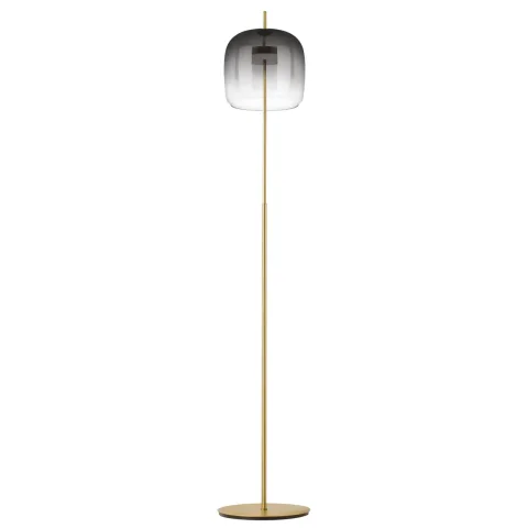 804718 Торшер CUPOLA LED 1х18W 900LM ЗОЛОТО/ДЫМЧАТЫЙ 3000K