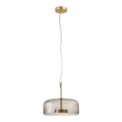 SL1053.243.01 Светильник подвесной ST-Luce Золотистый/Дымчатый LED 1*9W 3000K