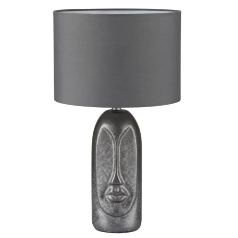 LUMION 8146/1T MODERNI LN25 000 серый, керамика/текстиль Настольная лампа Е27 1*60W 220V AKIVI