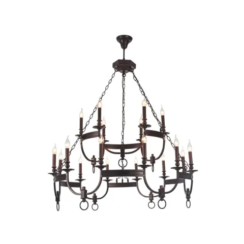 Подвесная люстра Crystal Lux Suerte Brown SP12+6