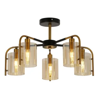 Escada 671/5P E14*40W Black/Gold