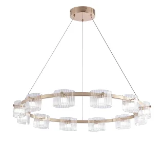 4248-12P, подвесная люстра, D820xH1300/1500, 12xLEDx5W, 1440LM, 4000K
