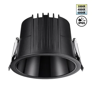 359429 SPOT NT24 000 черный Светильник встраиваемый с переключателем цв. температуры IP65 LED 20W 17
