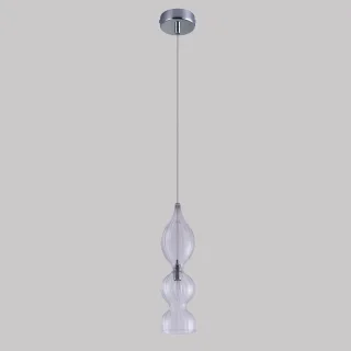 Подвесной светильник Crystal Lux Iris SP1 B Transparent