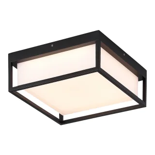 SL9517.402.01 Светильник уличный потолочный ST-Luce черный/белый LED 1*20W 3000K/4000K/5000K