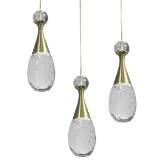 Подвесная светодиодная люстра Kink Light Флакон 08544(3000К)