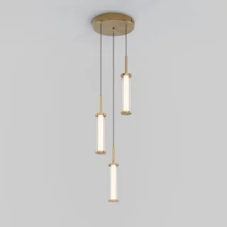 Каскадная люстра Eurosvet 50386/3 LED латунь