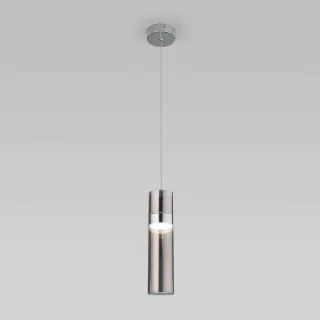 Подвесной светильник Eurosvet 50244/1 LED хром/дымчатый