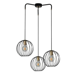 Escada 10176/3S E27*60W Black/Brass
