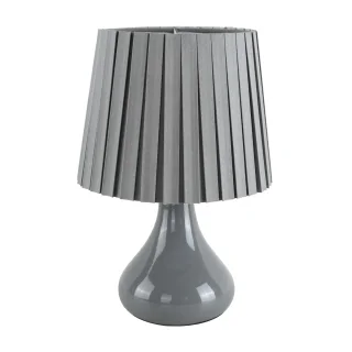 LUMION 8184/1T COUNTY LN25 000 серый, керамика/текстиль Настольная лампа E14 1*40W 220V NAINA