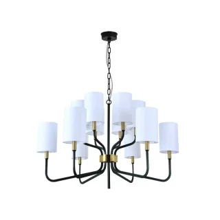 Подвесная люстра Newport 35212/C black+brass