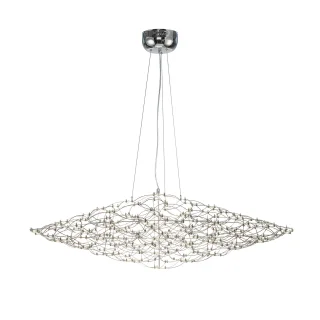 4305-12P, подвесная люстра, D1250xH420/2420, LEDx143W, 6200LM, 3000K/4500K/6000K, remote control