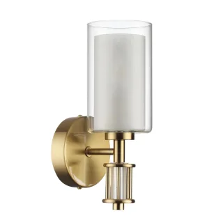 ODEON LIGHT 5088/1WA CLASSIC ODL25 655 античная бронза/стекло Бра E14 1*40W SAGA