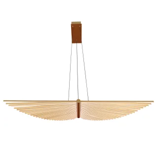4380-1P, подвесная люстра, L1500xW380xH1980, LEDx120W, 7200LM, 4000K, CRI>90