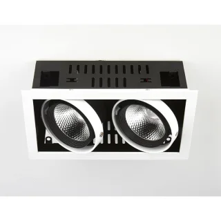Влагозащищенный светильник Ambrella Light T812 BK/CH 2*12W 4200K