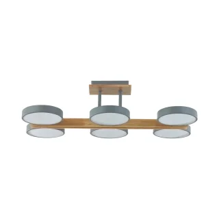 8031/108CL LEDIO LN24 серый, дерево/металл, акрил Потолочный светильник LED 108W 3000-6000К 220V PLA