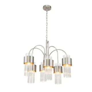 Escada 656/6PL E14*40W Satin nickel