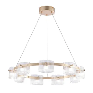 4248-9P, подвесная люстра, D620xH1300/1500, 9xLEDx5.5W, 1080LM, 4000K