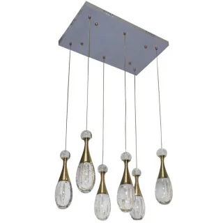 Подвесная светодиодная люстра Kink Light Флакон 08546(3000-6000К)