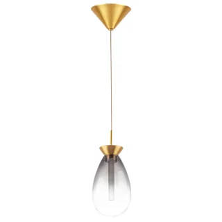 805118 Люстра COLORE LED 1х4W 220LM ЗОЛОТО/ДЫМЧАТЫЙ 3000K