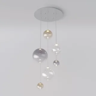 Подвесная люстра Eurosvet 50230 LED хром