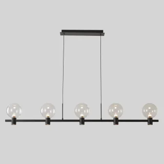 Светильник подвесной Crystal Lux DUET SP35W LED BLACK