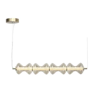 SL6136.223.01 Светильник подвесной ST-Luce золото/коньячный LED 1*22W 3000K